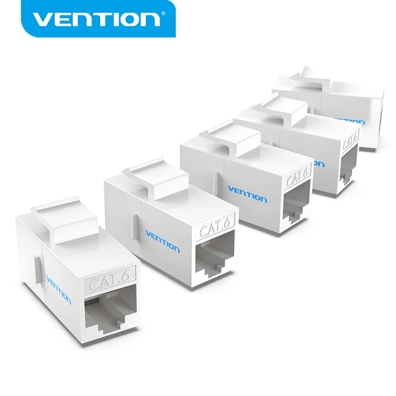 Разъем Vention RJ45 Cat6 Cat5e удлинитель кабеля Ethernet адаптер Мама мама для муфта|Компьютерные кабели и разъемы| |