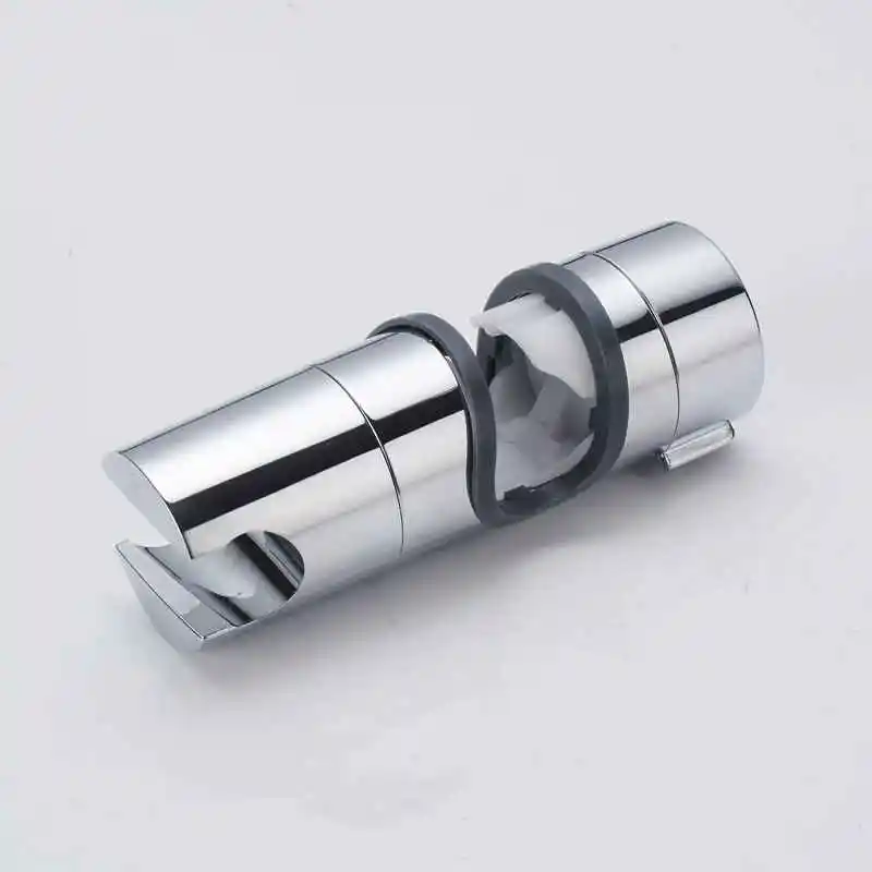 Universal Adjustable Hand Shower Rail Head Slider Holder Slide Bar Slider Clamp Bathroom ABS Chrome Plated 20-25mm
