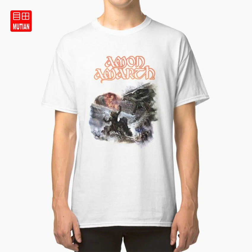 Amon Amarth Сумерки бога грома футболка amon amarth Бога Тора смерти металлическая Тяжелая