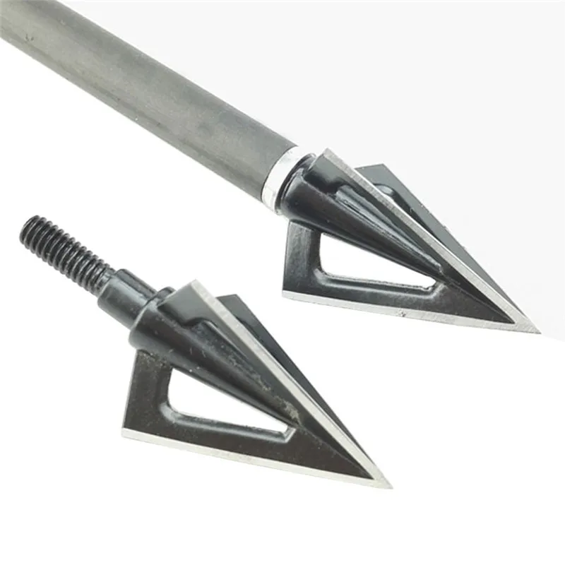 6 шт. стрела для стрельбы из лука Broadheads100 зерно 3 лезвия охотничьи точки стрелки-указатели стрелы для стрельбы на открытом воздухе аксессуары для охоты