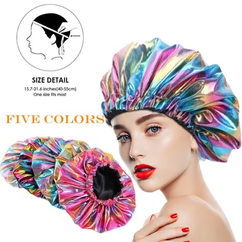 

top selling Satin-lined Sleep Leisure Hat, Loose And Tight-fitting Double-layer Sleep Hat Support Wholesale and Dropshipping