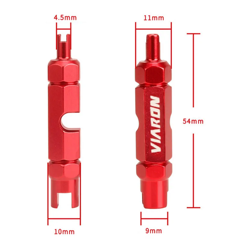 Bike Nozzle Valve Core Disassembly Practical Aluminum Alloy Adapter Tube Remover Wrench Spanner