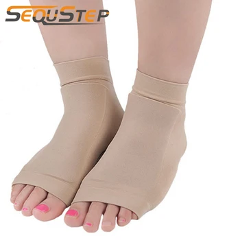 Unisex Siliconen Gel Hak Protector Hydrateren Gebarsten Huid Hak Pad Running Sport Kousen Beschermende Enkel Kussen