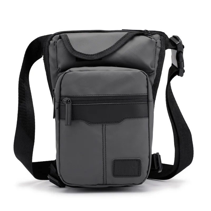 Weysfor Motorcycle Drop Leg Bag Hip Bum Fanny Pack Waterproof Motorcycle Bag Outdoor Casual Waist Bag Motorcycle Bike Bag Black