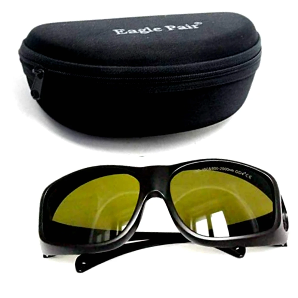 EP-5-9 Laser Protective Goggles for 190nm-450nm & 800nm-2000nm OD4+ T%=30 Laser/Multi-Wavelength EP-5-9 with Glasses Case