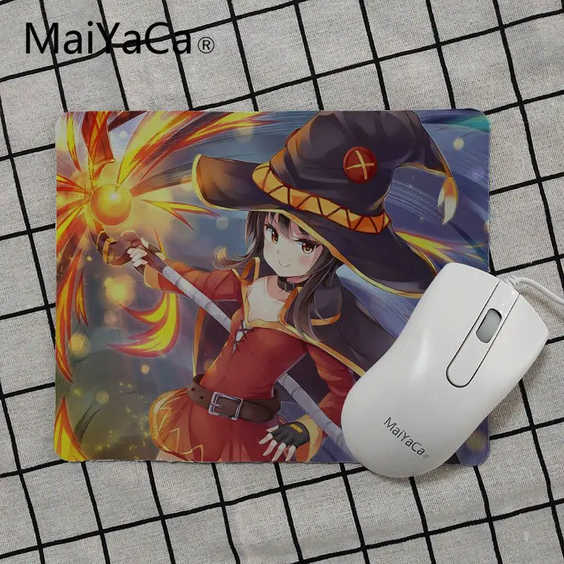 MaiYaCa Megumin Mahou Shoujo аниме девочки маленький Аниме Коврик для мыши ПК компьютерный Коврик противоскользящий ноутбук ПК коврик для мышки игровой коврик