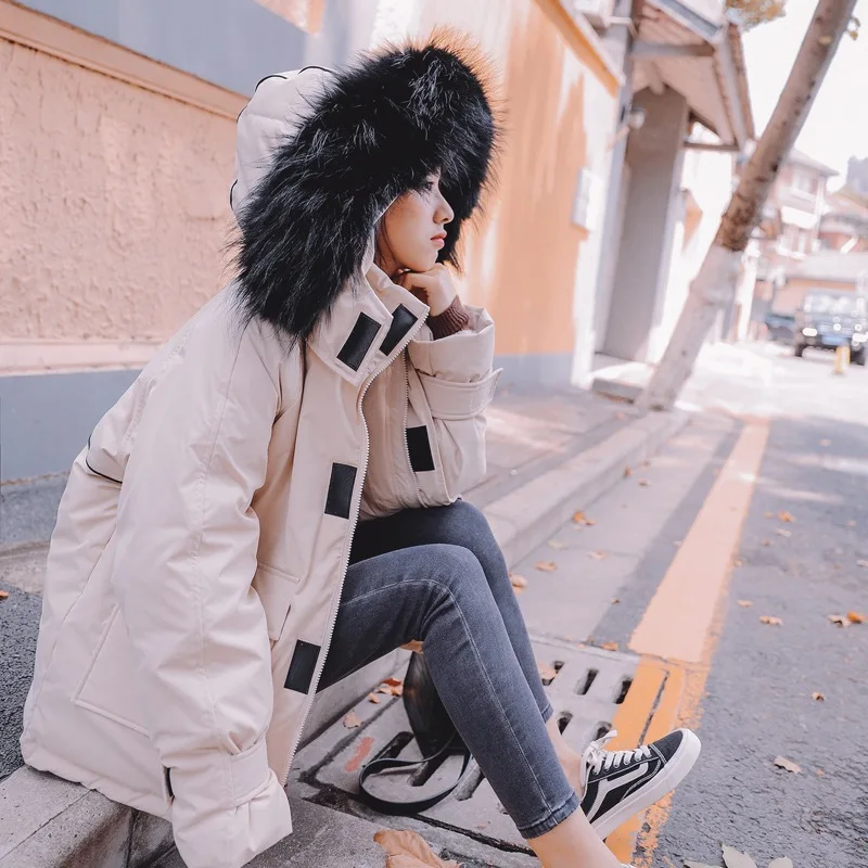 

Photo Shoot Cotton-padded Jacket 2019 New Style off Season Winter down Jacket Cotton-padded Clothes down Coat Cotton-padded Clot