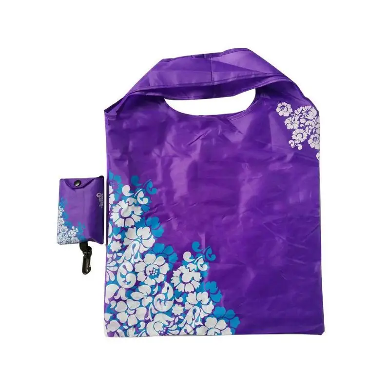 

Unisex Foldable Reusable Tote Shopping Bag Oxford Fabric Shoulder Bag Portable Eco-Friendly Grocery Environmental Bags