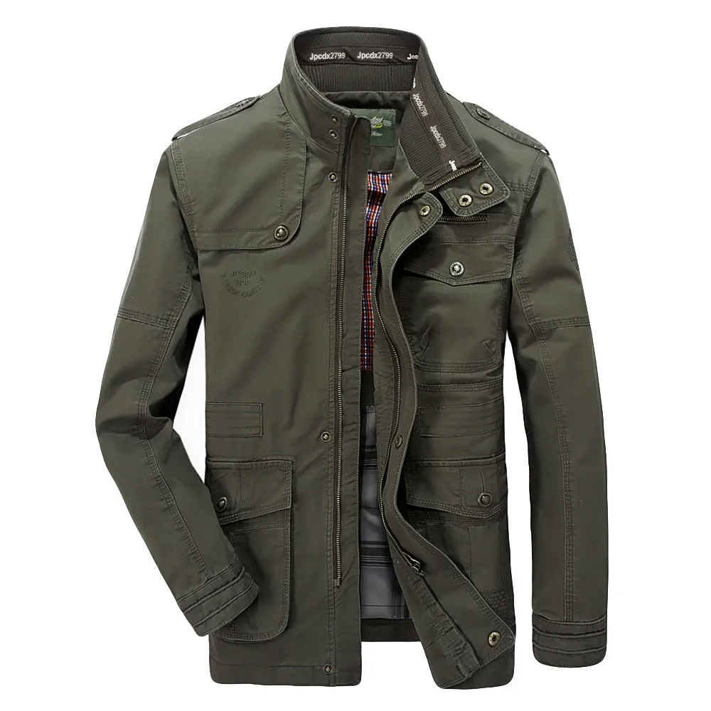 Mens Military Jacket Autumn Soldier Style Army Jackets Male Brand Lazy Men Bomber Jackets Plus Size M-7XL Men's Winter Jack