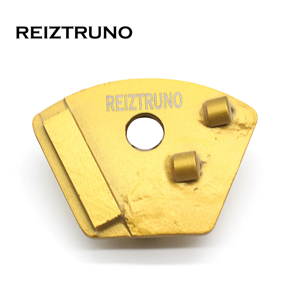 REIZTRUNO 2*1/4PCD один сегмент алмазные инструменты полирование пола и шлифование пола poslishing колодки для бетона эпоксидной смолы Re