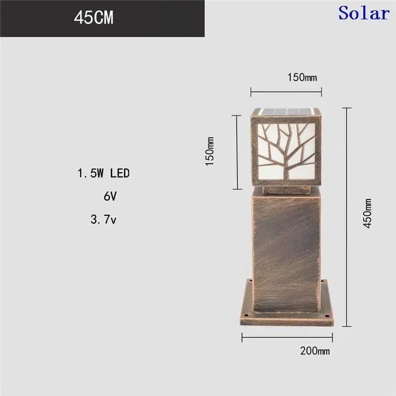 Lampara Lumiere Exterieur De Tuin Verlichting Gartenbeleuchtung светильник наружный декоративный садовый светильник на солнечной батарее