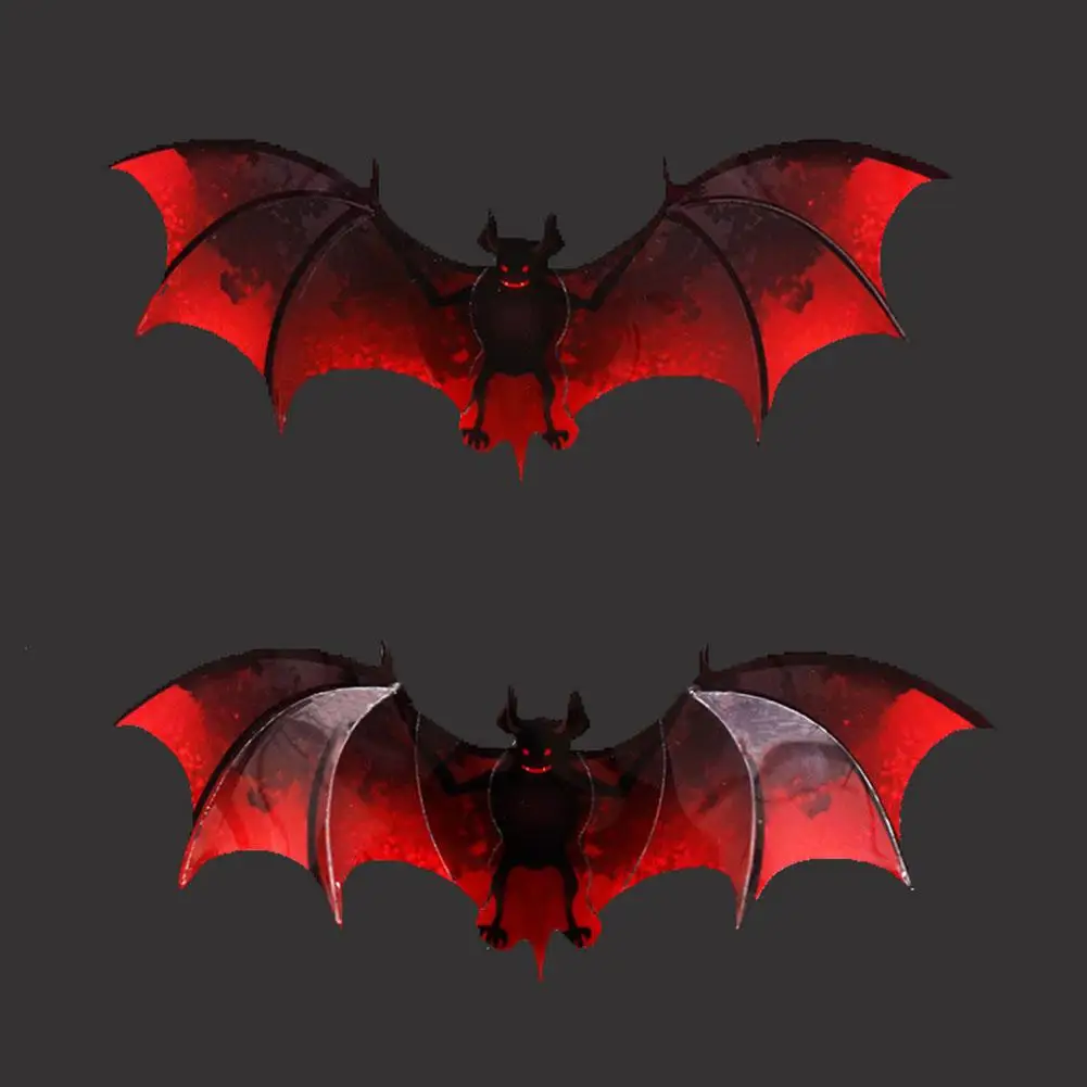 

12Pcs Removable Halloween Party Scary Wall Stickers Decoration 3D Pumpkin Bat Art Mural Bar Home Party Decal Holiday Decor