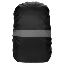 20-100L водонепроницаемый спортивный рюкзак, чехол, сумка, дождевик со светоотражающей полоской, для велоспорта, кемпинга, туризма, альпинизма, чехол, черный