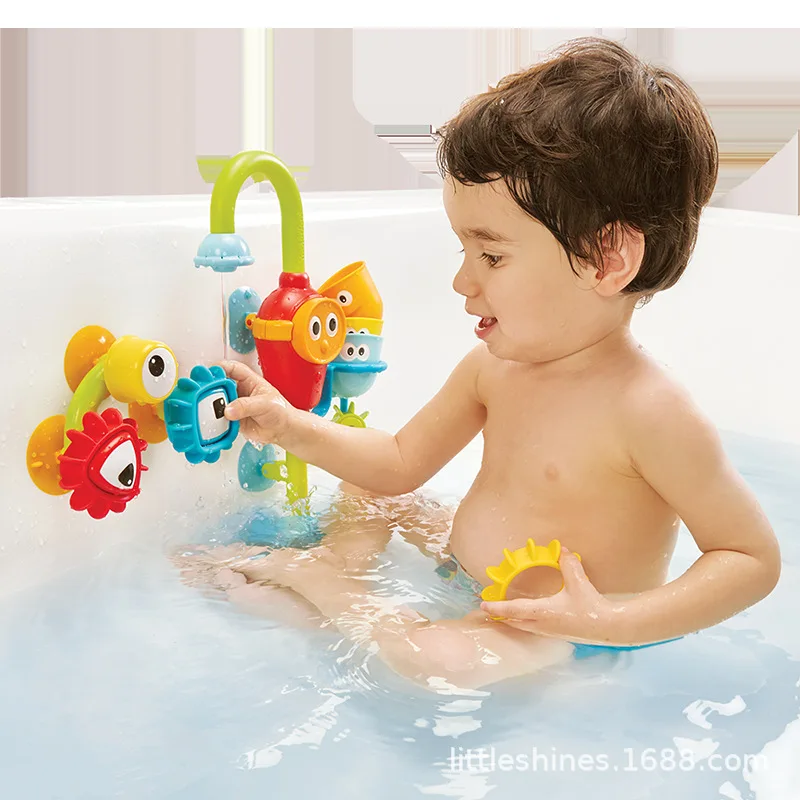 

Young Cheetos yookidoo Bigeye Waterwheel Leading Baby Bath Toy Infant Water Toys Children 9-36 Months