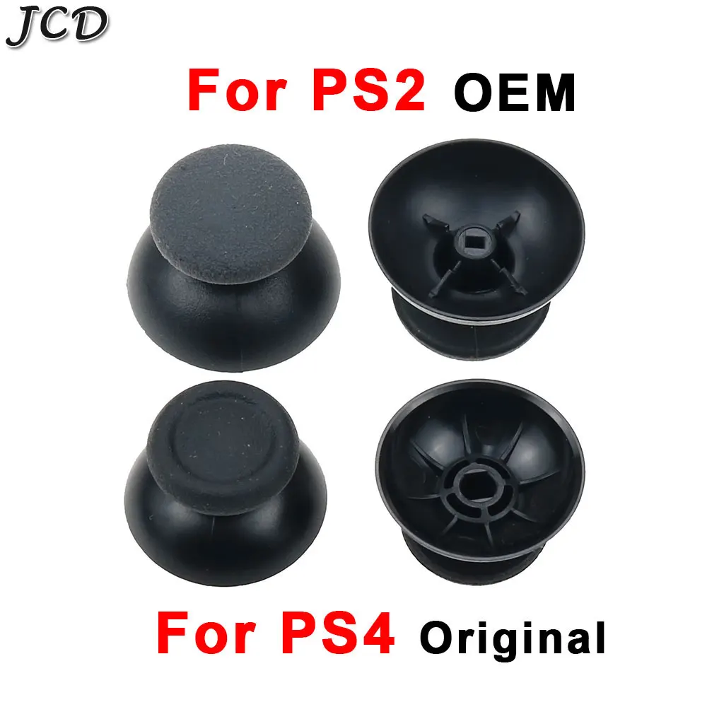 JCD 2 шт. оригинальные и OEM 3D аналоговые стики для Sony PS4 PS2 контроллера колпачки