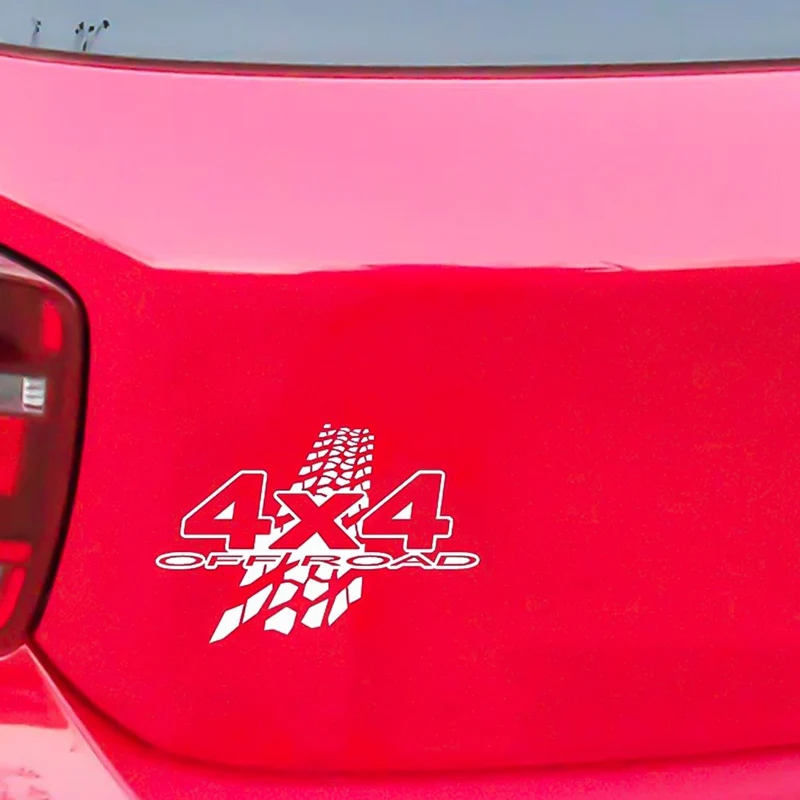 Черный/белый 20 см * 13 6 новые 4X4 внедорожные грязевых забавные виниловые наклейки