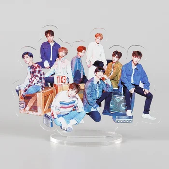 

TXT STRAY KIDS BLACKPINK TWICE GOT7 Acrylic Stand Action Figure Seventeen Standing Action Table Decor