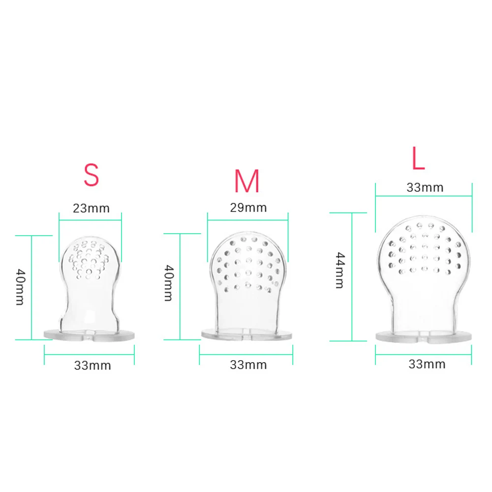 Детская силиконовая соска, кормушка для младенцев, соска, свежая еда, фрукты, молоко, кормление, соска, бутылочки с 3 запасными сосками