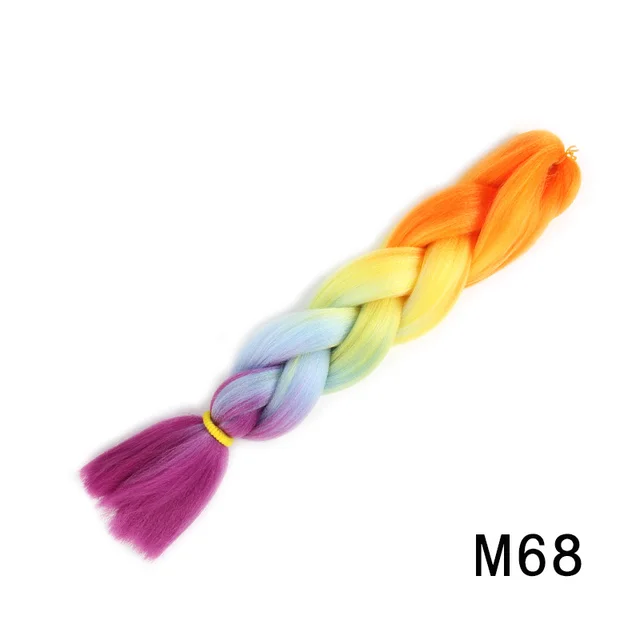Natifah Jumbo Braiding Hair For Afro Curls Jumbo Box Braids Hair Kanekalon For Hair Afro Extensions Braids Synthetic Fake Hair M68