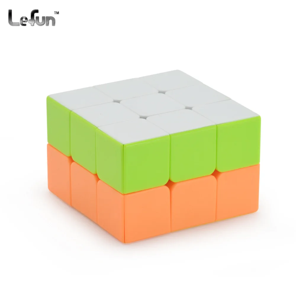 

Lefun Two Color 2x3x3 Magic Cube Stickerless Irregularity Colorful Fidget Game Toys Educational Toys for Children Kids