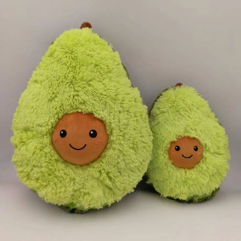 Милая плюшевая игрушка авокадо мягкая кукла для малышей мультяшная Подушка с