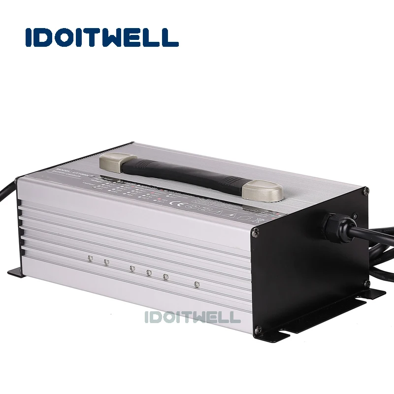 Пользовательское водонепроницаемое зарядное устройство серии 900W 72V 10A 60V 12A 48V 15A наружное зарядное устройство для литиевой свинцовой кислоты или LifePO4 батареи