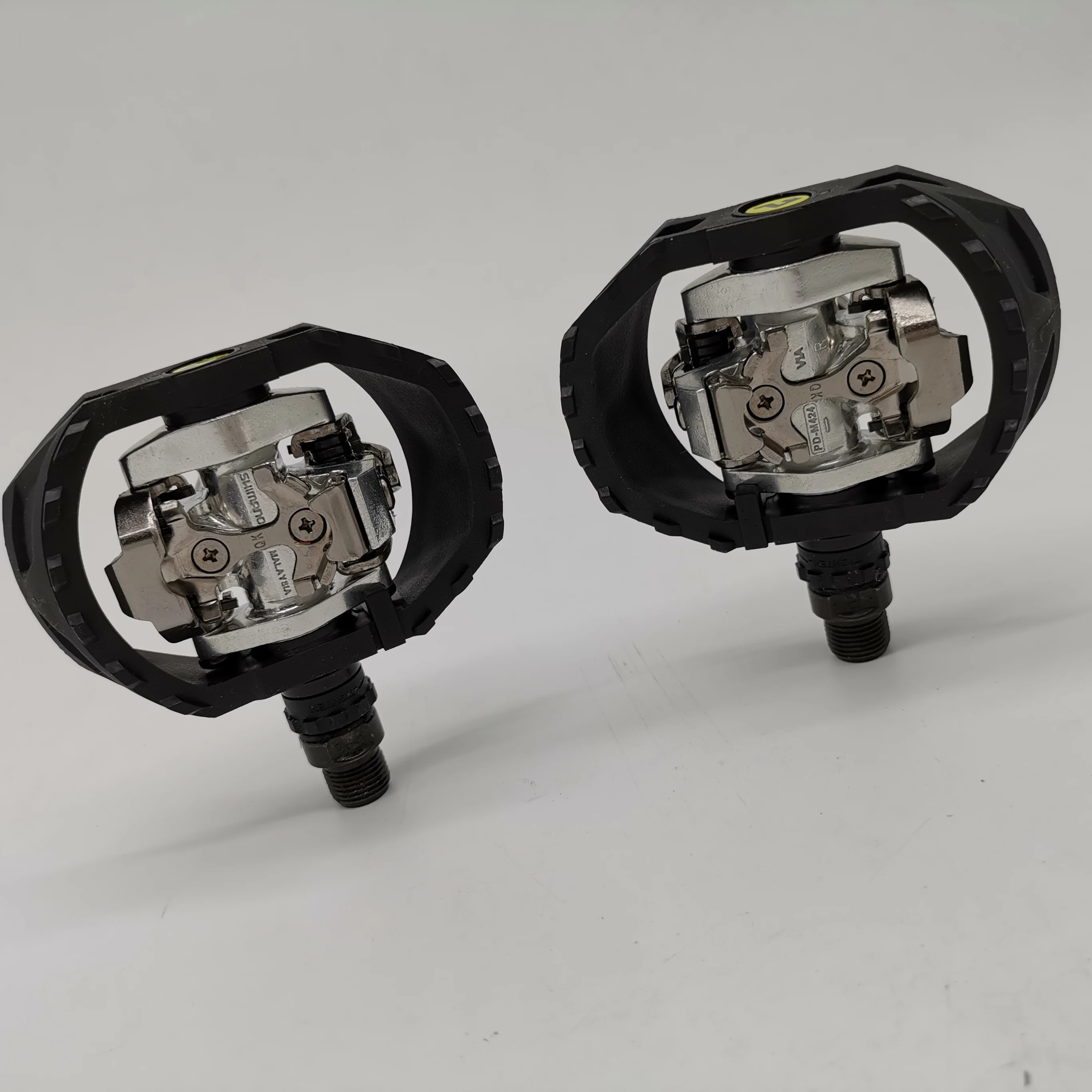 Shimano, педали для горного велосипеда SPD, PD-M424, MTB, для внедорожных видов спорта, без клипса, 9/16 дюйма, педали с SM-SH51, детали для велосипеда