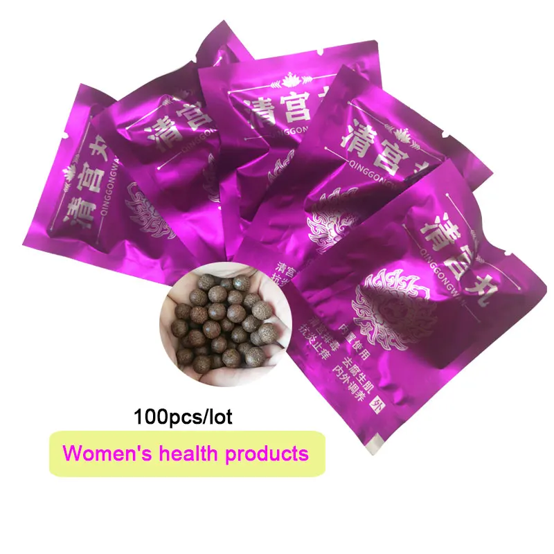 

100pcs Chinese Medicinal Vaginal Tampons Feminine Hygiene Gynecological Cure Care Pad Beautiful Life Swab Tampon Discharge Toxin