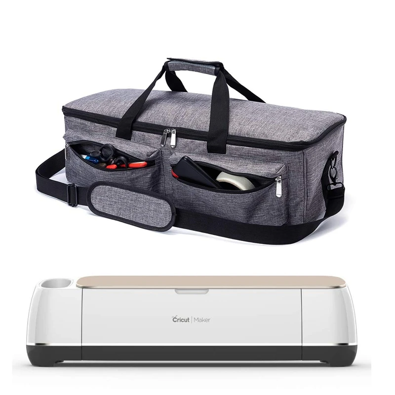 Сумка для переноски совместима с Cricut Explore ore Air 2, вместительная сумка для хранения совместима с Silhouette Cameo 3 и поставки фиолетового цвета