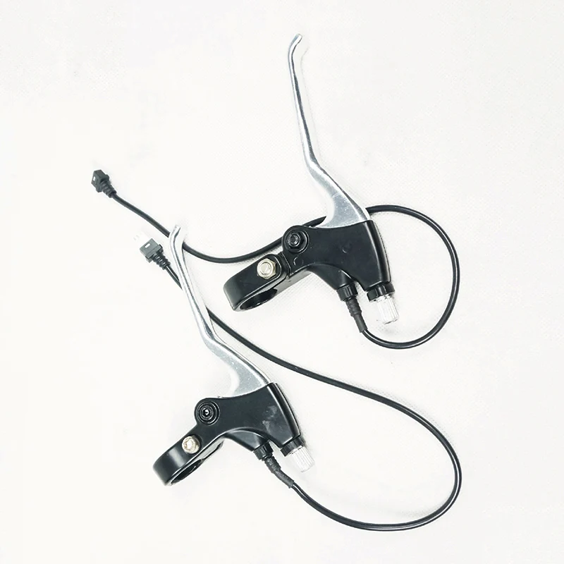 

1 Pair Bicycle Brake Lever Universal Rainproof E-Bike Brake Alloy Front Rear Electric Bike Scooter Brakes Handles Replacement