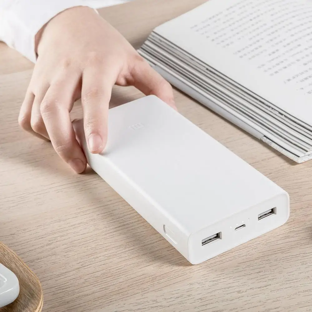 20000 мАч Xiaomi mi внешний аккумулятор супер емкость Быстрая зарядка внешний аккумулятор для мобильного телефона для bluetooth-гарнитуры и браслета Xiao mi