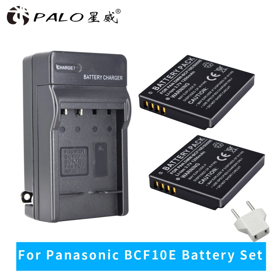 

3.7v 1200mAh DMW-BCF10 DMW BCF10E BCF10 Camera Battery For Panasonic CGA-S106 S106B S/106C S/106D S/106B