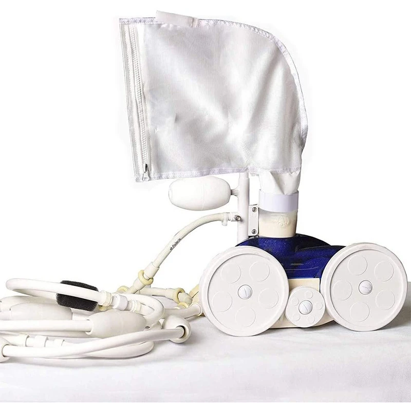 Lntyq Lot De 2 Sacs Filtrants Pour Nettoyeur De Piscine Convient Pour Polaris360 Et 380 Nettoyeur De Piscine Design Zippe Et Reglable En Blanc 85916242