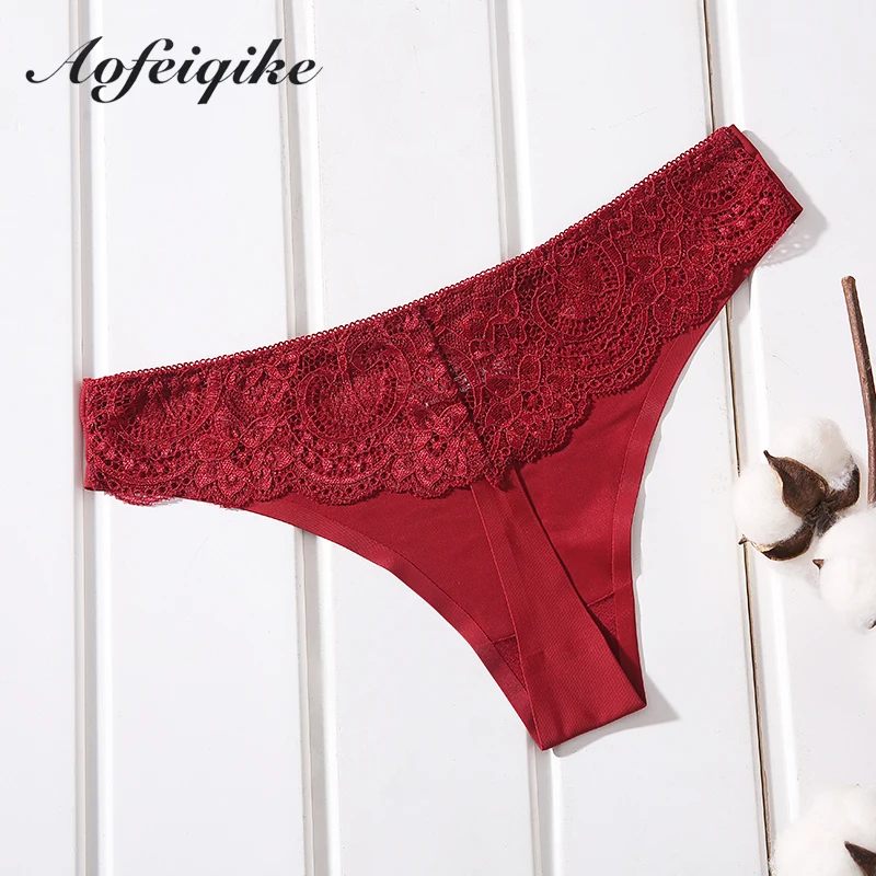 6 Pieces Sexy Thongs Seamless Woman Underwear Panties Female T-back Soft G-string Seamless Thong For Woman Underwear Lace M-XXL