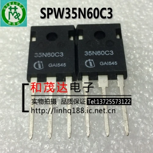 2 шт./SPW35N60C3 35N60C3 600V 35A TO-247
