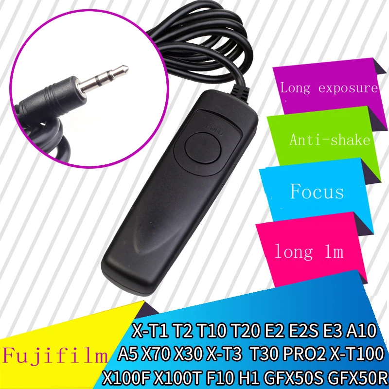 Camera Shutter Release Cable Remote Control Replace Rr100 For Fuji