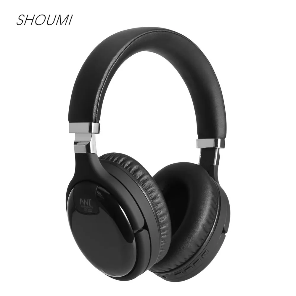 Wireless Headphones ANC Bluetooth Headset Noise Cancelling Wireless & Wired Headphone with Mic Earphone Deep Bass Hifi Earpiece