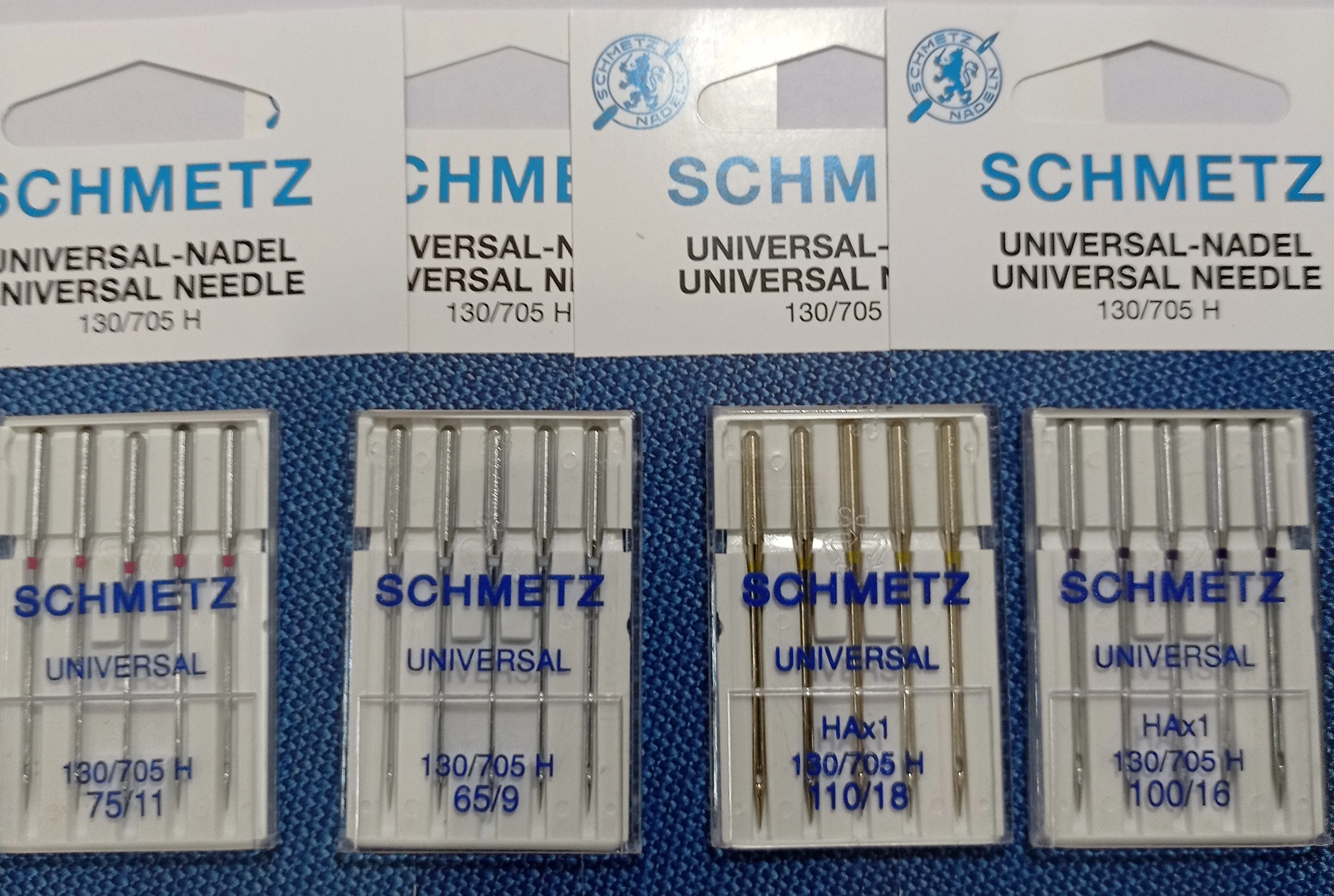 Agujas Para Cuero 15x1 Agujas Para Coser Cuero Schmetz 130/705H - Tamaño 18, Para Máquinas Pfaff Y Similares Agujas Schmetz Talla 18