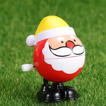 

4pcs Wind Up Toys Christmas Santa Claus Wind Up Walking Toy Cartoon Gift for Toddlers toys for boys