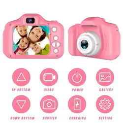 Appareil photo pour enfants, mini jouets éducatifs pour enfants, cadeaux d'anniversaire, caméra numérique, dispositif vidéo de projection 1080P 