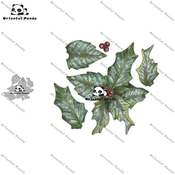 

New Dies 2020 Frosty Holly Metal Cutting Dies diy Dies photo album cutting dies Scrapbooking Stencil Die Cuts Card Making