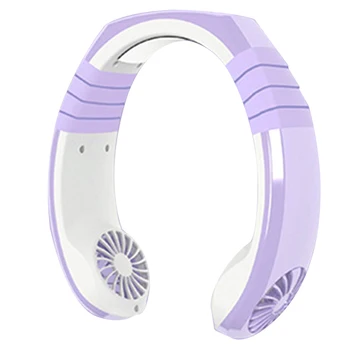 

Portable Air Conditioner Neck Fan Hanging Neck Cooling Fan USB Rechargeable 3-speed Adjustable Small Fans @M23