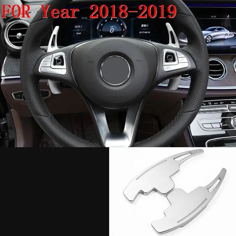 Automovil декоративная хромированная система управления интерьер модный аксессуар яркие блестки части автомобиля 18 19 для Mercedes Benz E класс