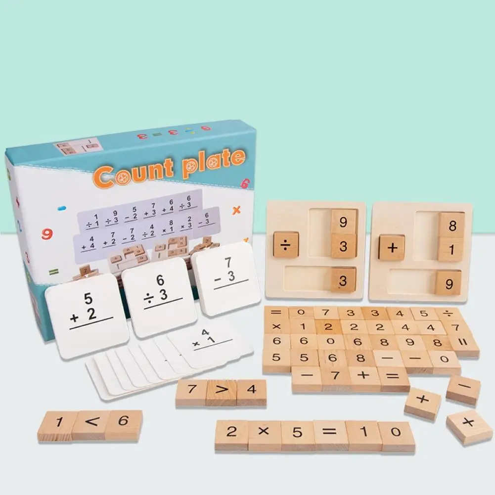 Kids Mathematical Column Calculation Board Teaching Aid Students Educational Toy Calculate Game