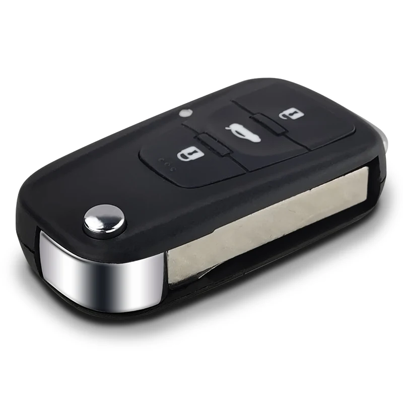 OKEYTECH 3 BUTTONS REMOTE FLIP FOLDING CAR KEY SHELL FOR NEW MG GS ROEWE MG7 GT GS 350 360 750 W5 BLANK CASE WITH SCREWDRIVER