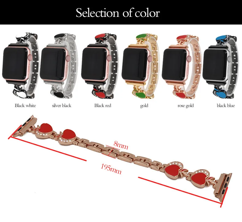 Apple wacth 5 ремешок 44 мм 42 мм 40 мм 38 мм из нержавеющей стали iwatch ремни серии 4 3 2 iphone часы браслет ремень
