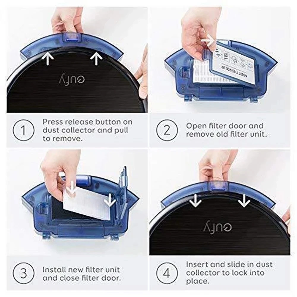 Hepa Filter Kit Side Brush Set for Eufy 