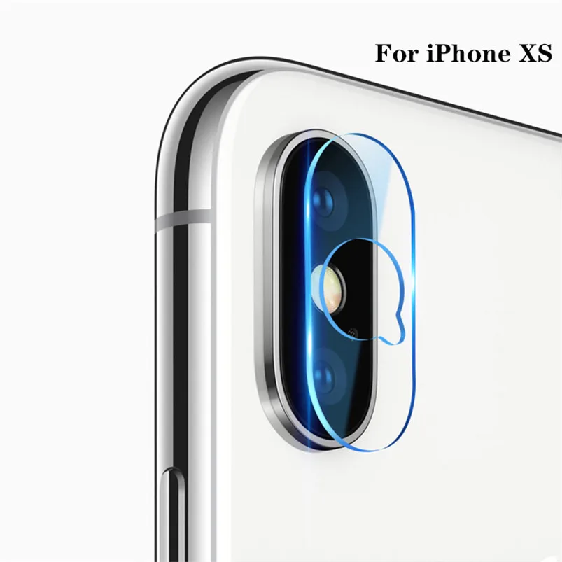 2 шт. пленка для объектива камеры из закаленного стекла для iPhone 7 8 Plus 10 X XR XS Max защита заднего экрана телефона для iPhone 7 Plus стеклянная пленка - Цвет: For iPhone Xs