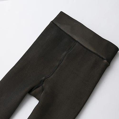 Black-Style2 Женские зимние леггинсы с высокой талией, бархатные леггинсы, женские теплые плотные леггинсы, женские обтягивающие брюки - Цвет: Black-Style2