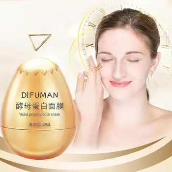 

Egg mask Yeast Eggshell Mask Cream Yeast Egg Shell Sleep Mask Hydrating Cream Moisturizing Cream Moisturizing Veil V1X1